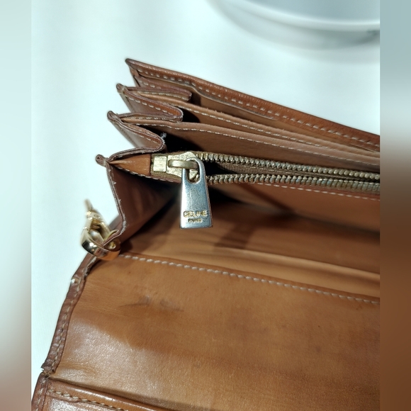 CELINE Vintage Macadam Wallet on a Chain - Picture 10 of 16